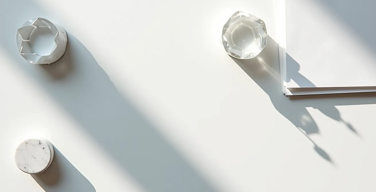 Professional workspace showing contract review setup for content creators