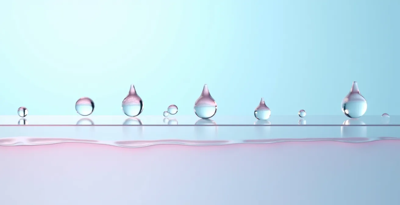 Cross-section visualization of hyaluronic acid penetration at different molecular weights